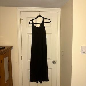 Garnet Hill women’s black maxi dress